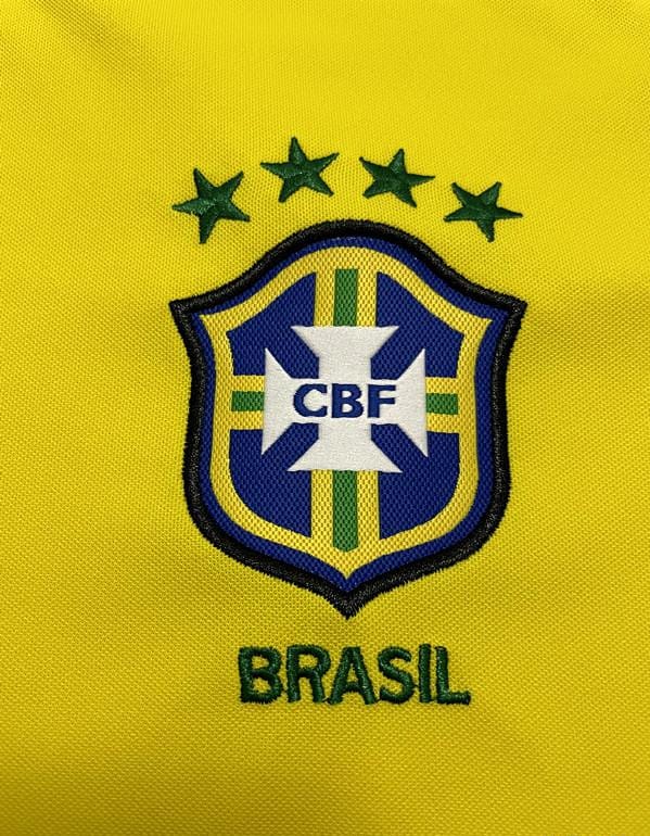 Retro 1998 Brazil Home Soccer Jersey - Image 11