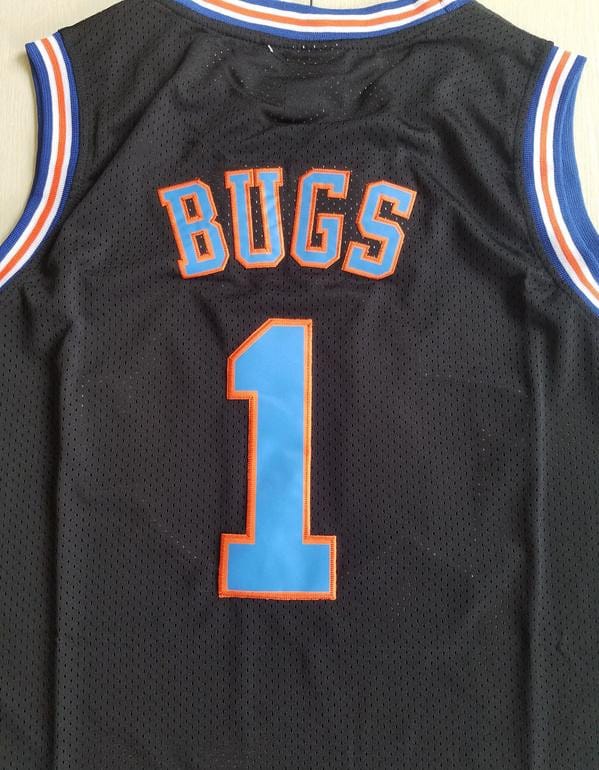 Bugs 1 Movie Edition Black Basketball Jersey - Image 4