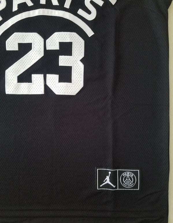 PSG Michael Jordan Black Basketball Jerseys - Image 3