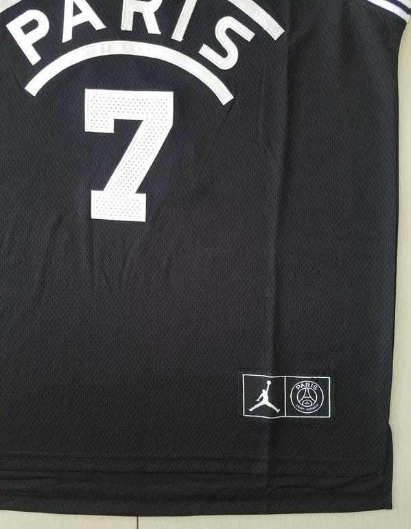 PSG Kylian Mbappé Black Basketball Jerseys - Image 3