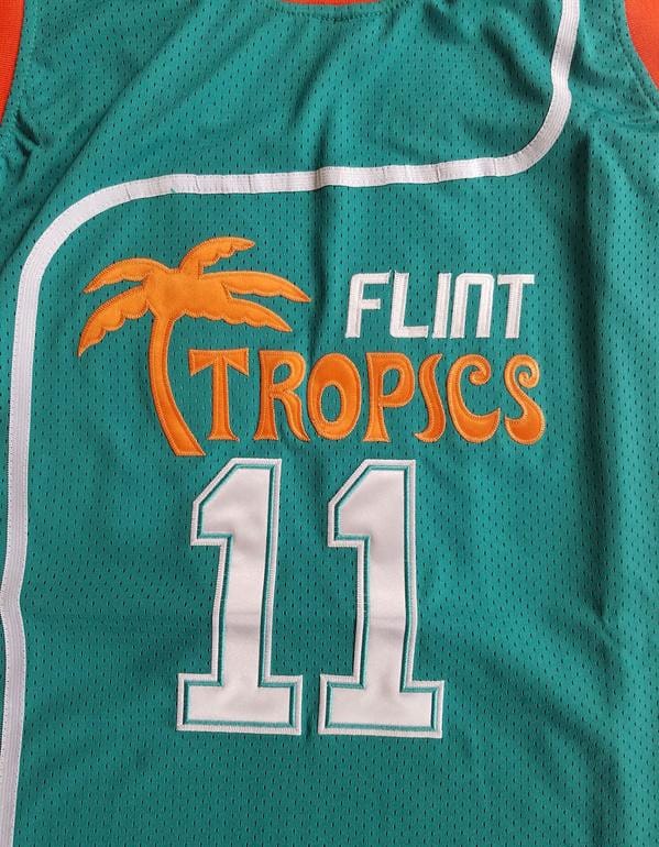 Flint Tropics 11 Ed Monix Basketball Jersey Semi Pro Team - Image 2