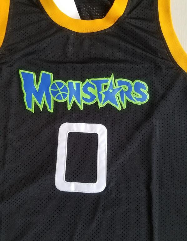 Mon-Stars 0 Alien Black Bastetball Jersey - Image 2