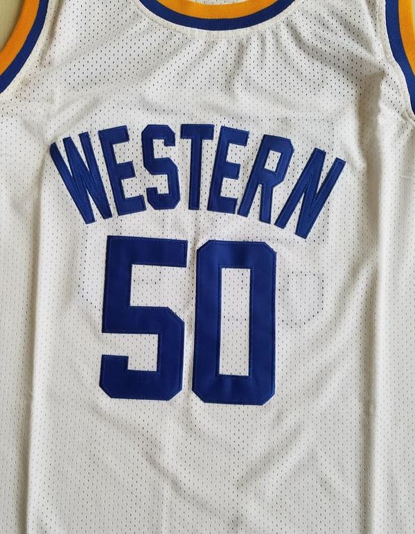 Shaq Neon Boudeaux Western University Basketball Jersey Blue Chips Movie - Image 5