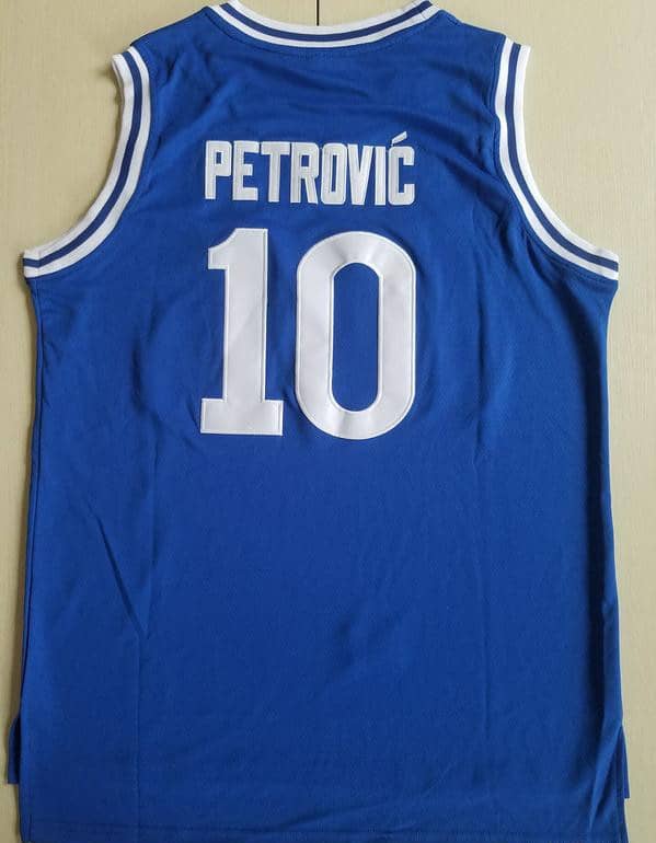 Drazen Petrovic 10 Cibona Zagreb Basketball Jersey - Image 3