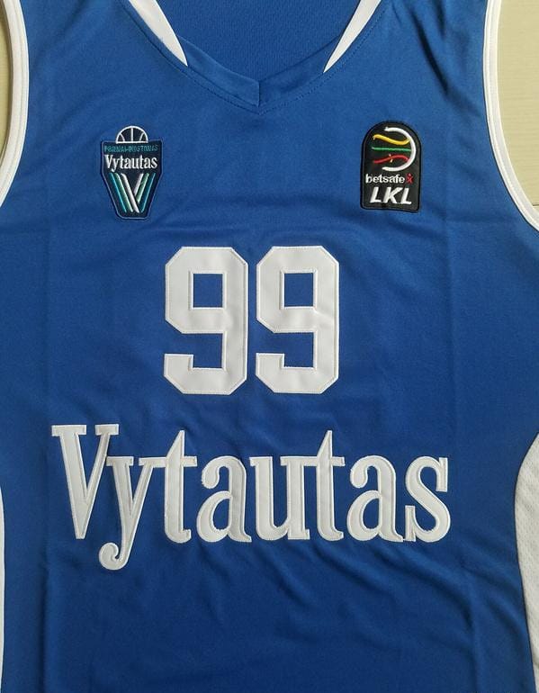 Lavar Ball 99 Lithuania Vytautas Blue Basketball Jersey - Image 3