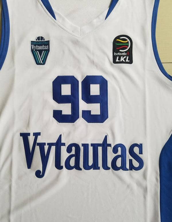 Lavar Ball 99 Lithuania Vytautas White Basketball Jersey - Image 2