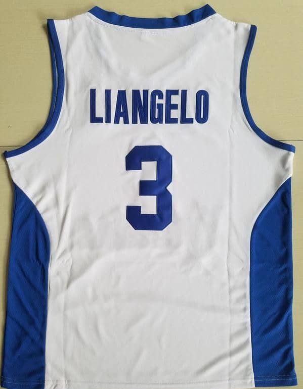 LiAngelo Ball 3 Lithuania Vytautas White Basketball Jersey - Image 3