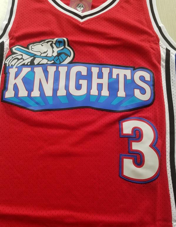 Lil' Bow Wow Calvin Cambridge 3 Los Angeles Knights Red Basketball Jersey Like Mike - Image 5