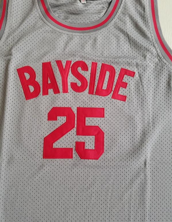 Saved By The Bell Zack Morris 25 Bayside Tigers Basketball Jersey - Image 2
