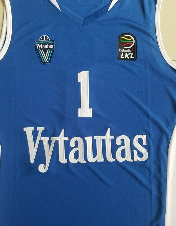Lamelo Ball 1 Lithuania Vytautas Blue Basketball Jersey - Image 2