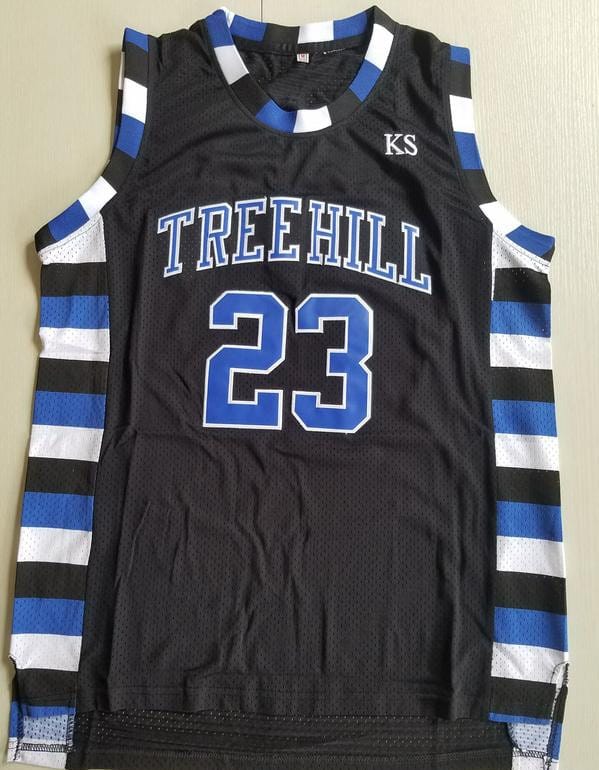 Nathan Scott 23 One Tree Hill Ravens Black Basketball Jersey