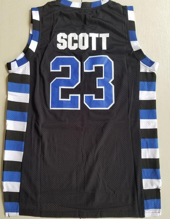 Nathan Scott 23 One Tree Hill Ravens Black Basketball Jersey - Image 2