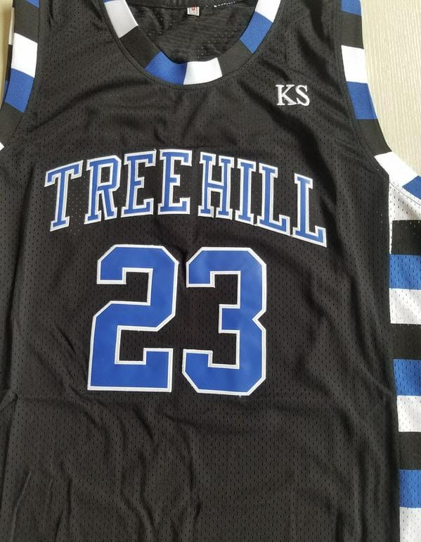 Nathan Scott 23 One Tree Hill Ravens Black Basketball Jersey - Image 3