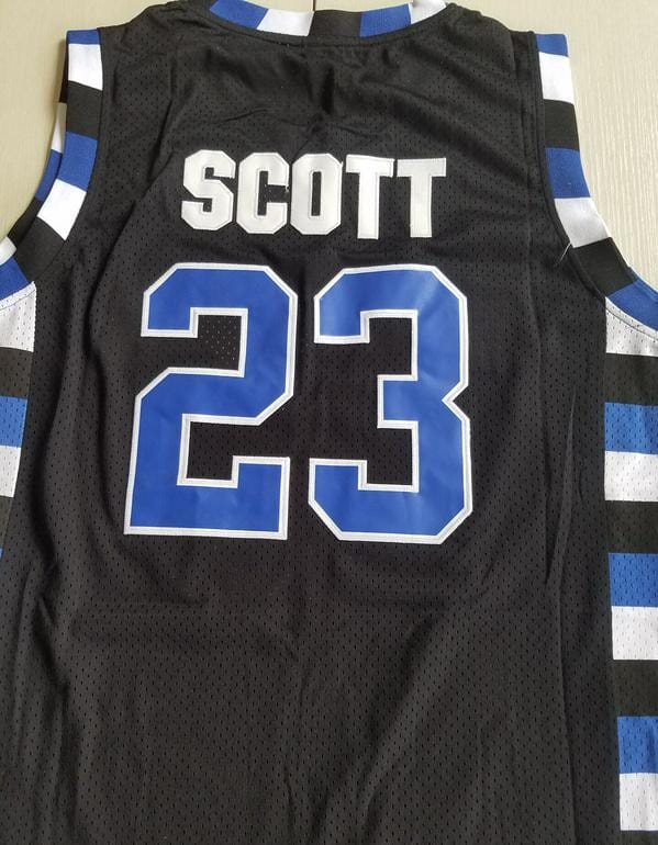 Nathan Scott 23 One Tree Hill Ravens Black Basketball Jersey - Image 4