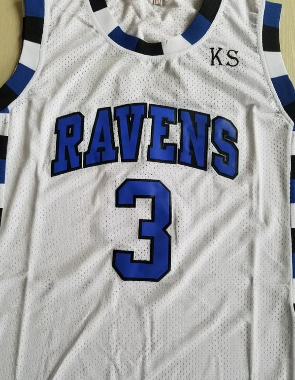 Antwon Skills Taylor 3 One Tree Hill Ravens White Basketball Jersey - Image 2
