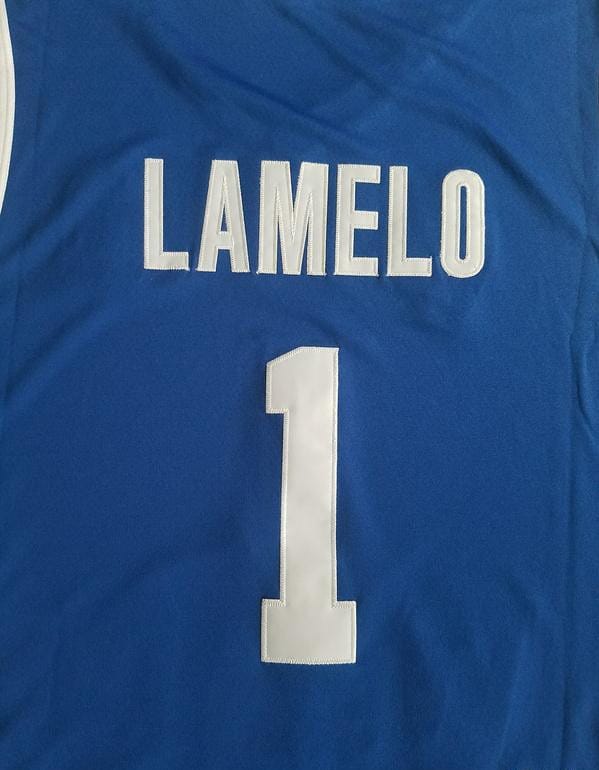 Lamelo Ball 1 Lithuania Vytautas Blue Basketball Jersey - Image 4