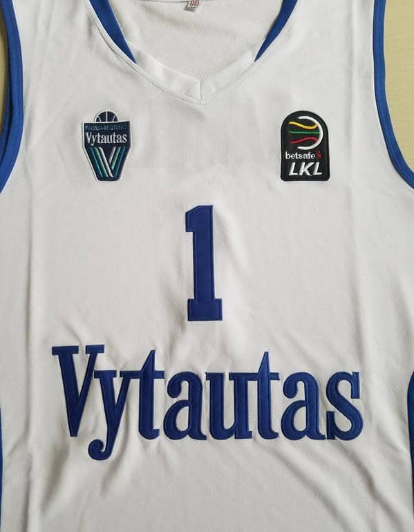 Lamelo Ball 1 Lithuania Vytautas White Basketball Jersey - Image 2