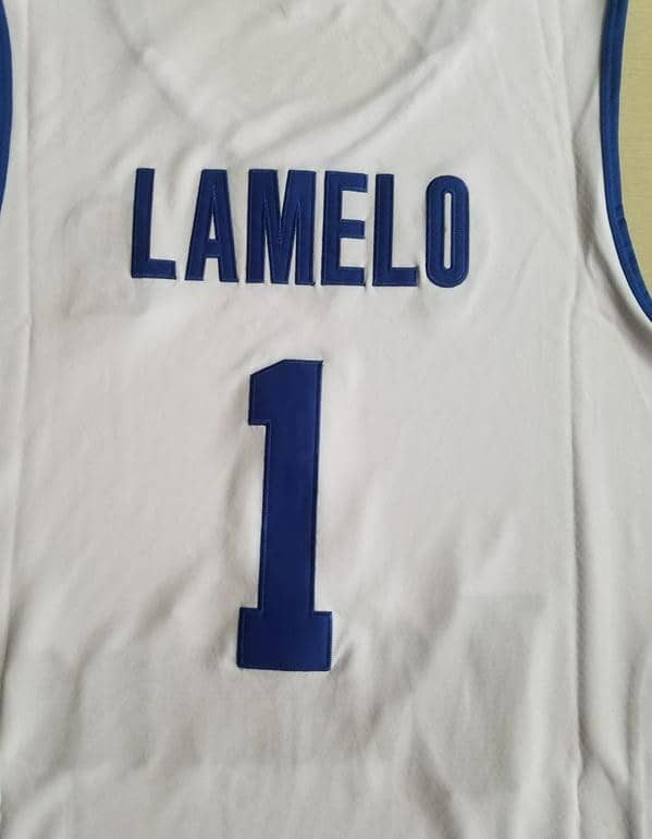 Lamelo Ball 1 Lithuania Vytautas White Basketball Jersey - Image 4