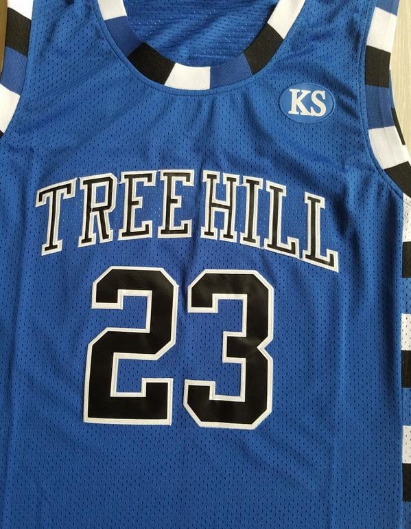 Nathan Scott 23 One Tree Hill Ravens Blue Basketball Jersey - Image 2