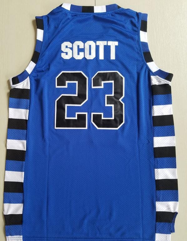 Nathan Scott 23 One Tree Hill Ravens Blue Basketball Jersey - Image 3