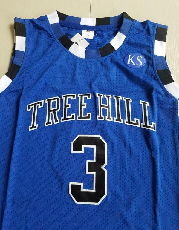 Antwon Skills Taylor 3 One Tree Hill Ravens Blue Basketball Jersey - Image 2