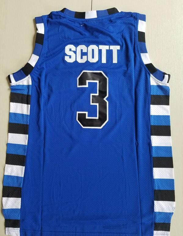 Antwon Skills Taylor 3 One Tree Hill Ravens Blue Basketball Jersey - Image 4