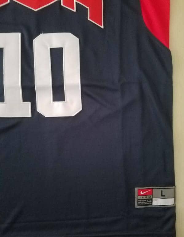 Kobe Bryant 10 Dark Blue USA Basketball Jersey - Image 5