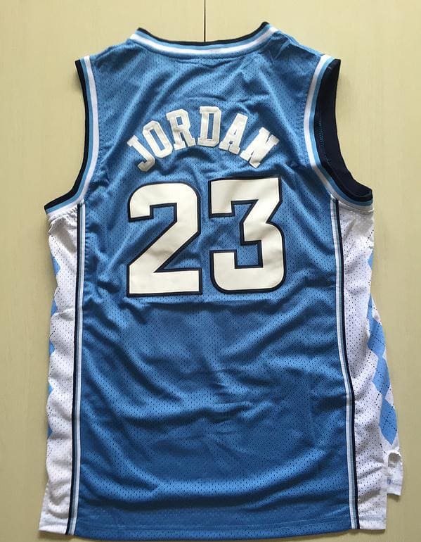 Michael Jordan 23 North Carolina College Basketball Jersey With AJ Logo - Image 3