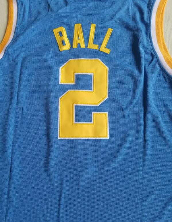 Lonzo Ball 2 UCLA College Light Blue Basketball Jersey - Image 3