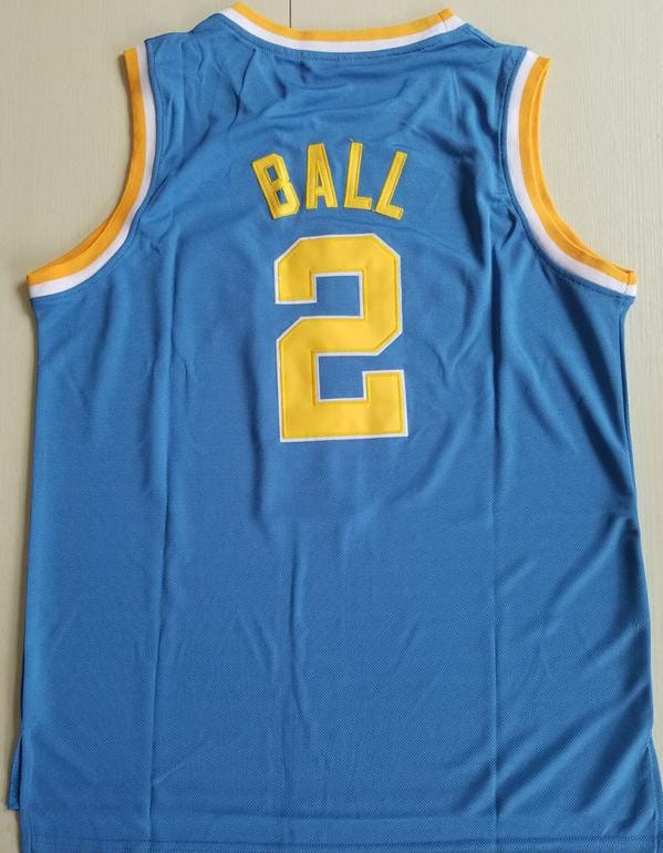 Lonzo Ball 2 UCLA College Light Blue Basketball Jersey - Image 4