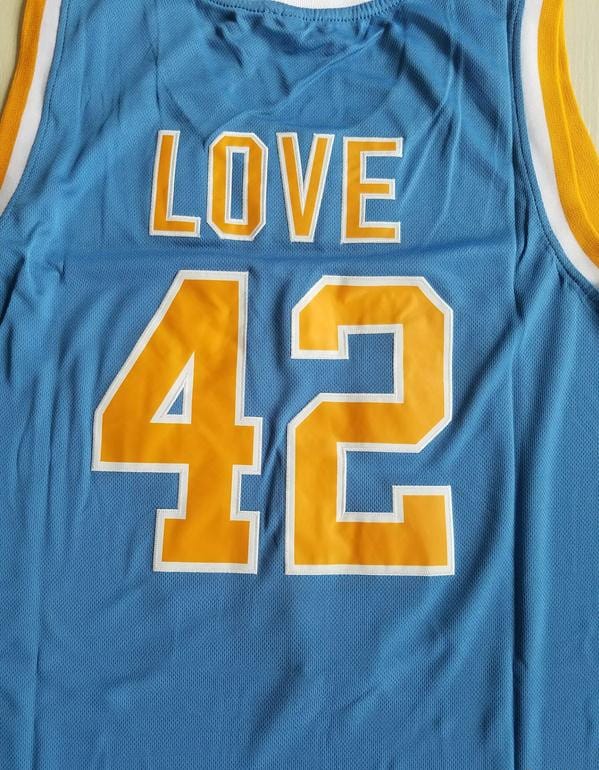 Love 42 UCLA College Light Blue Basketball Jersey - Image 3
