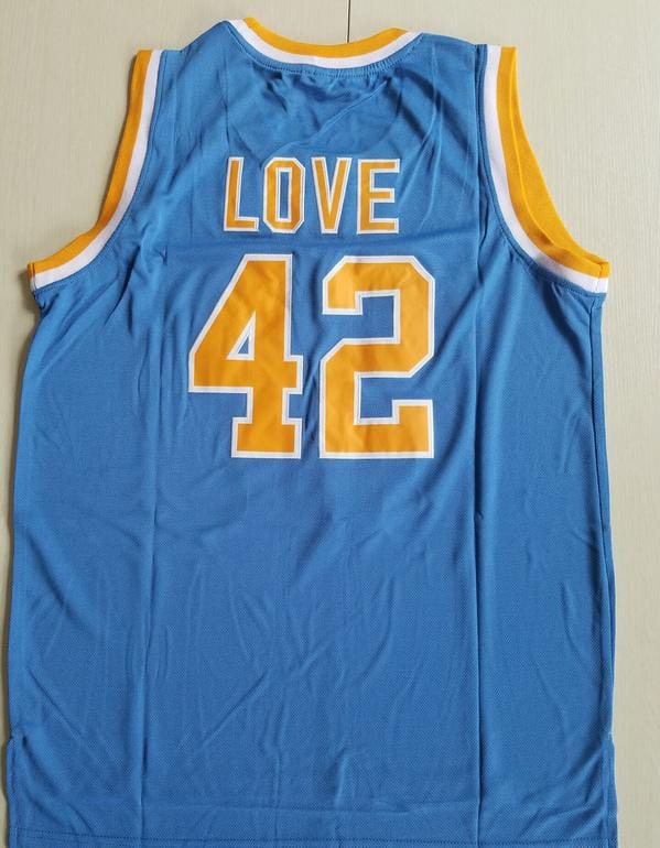 Love 42 UCLA College Light Blue Basketball Jersey - Image 4