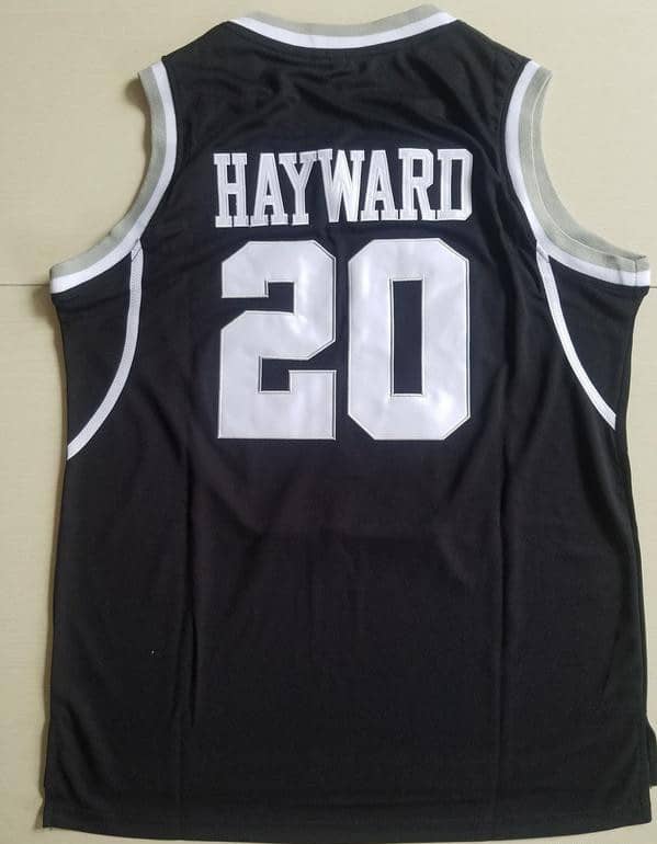 Gordon Hayward 20 Butler College Black Basketball Jersey - Image 4