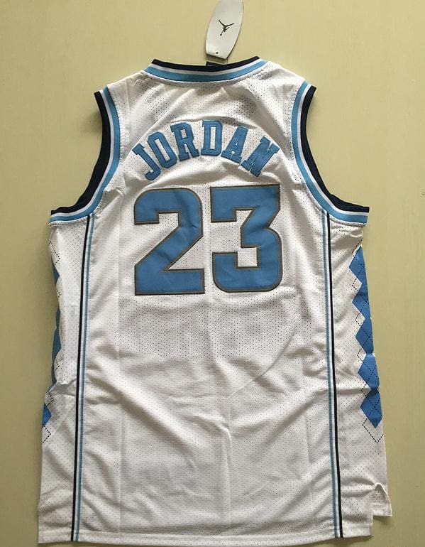 Michael Jordan 23 North Carolina College Basketball Jersey With AJ Logo - Image 5