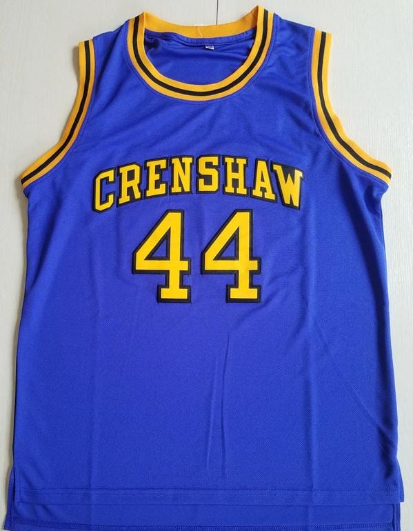 Bryant 44 Crenshaw High School Blue Basketball Jersey