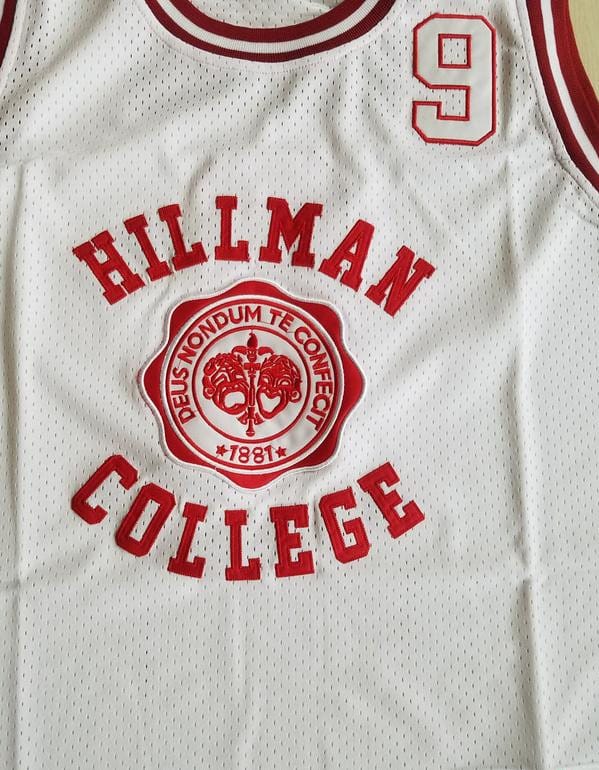 Dwayne Wayne 9 Hillman College Theater White Basketball Jersey A Different World - Image 2