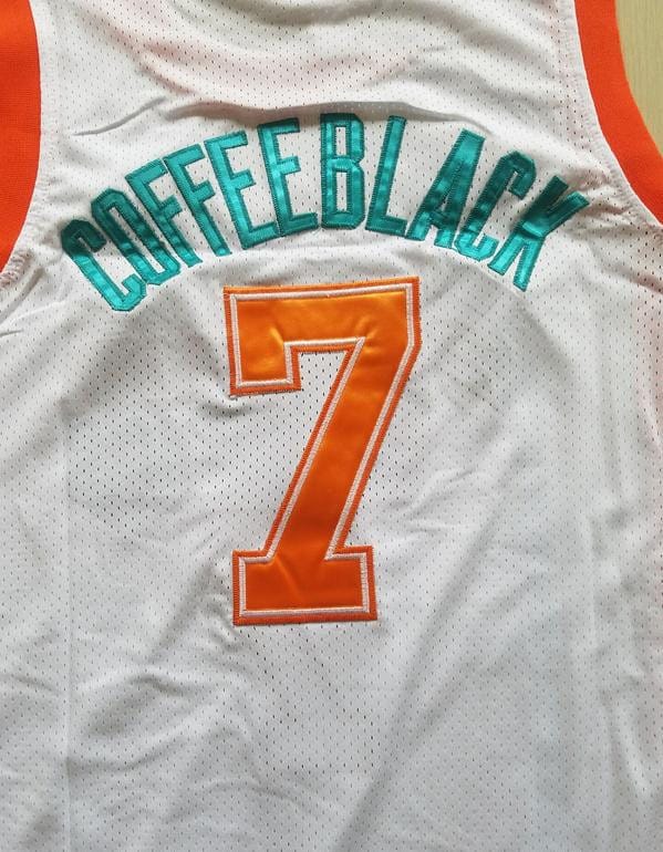 Flint Tropics 7 Coffee Black Basketball Jersey Semi Pro Team New - Image 4