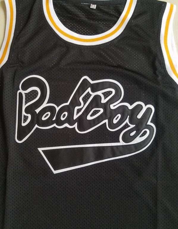 Notorious B.I.G. Biggie Smalls 72 Bad Boy Black Basketball Jersey - Image 3