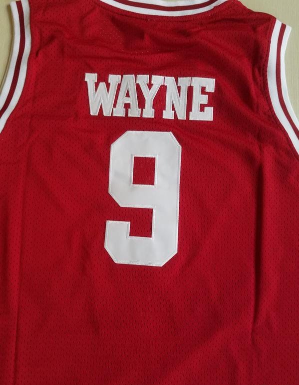 Dwayne Wayne 9 Hillman College Theater Maroon Basketball Jersey A Different World - Image 5
