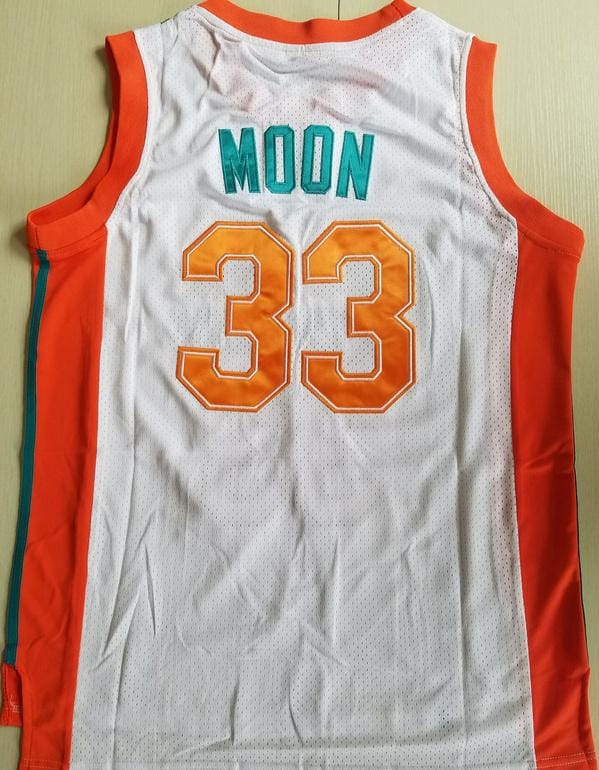Flint Tropics 33 Jackie Moon Teal Basketball Jersey Semi Pro Team New - Image 3