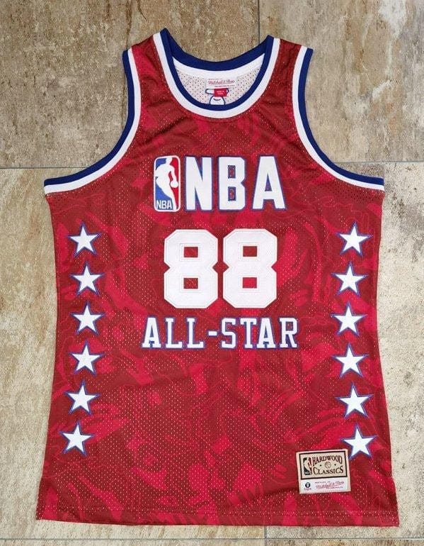 Men's AAPE Red Retro Classic Team Jersey - Image 10
