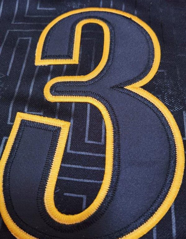 Men's Allen Iverson Black Retro Classic Team Jersey - Image 4