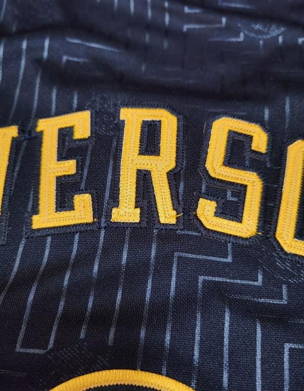 Men's Allen Iverson Black Retro Classic Team Jersey - Image 5