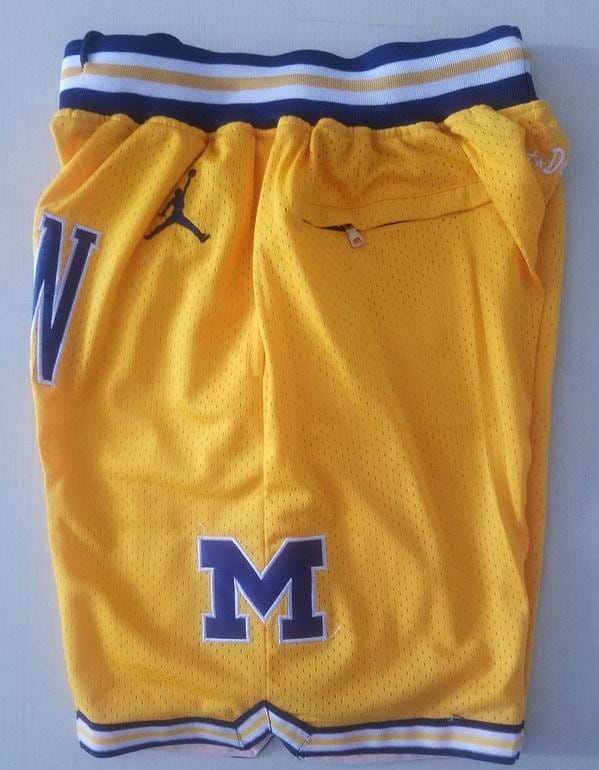 Michigan State College Navy Blue Basketball Shorts - Image 6