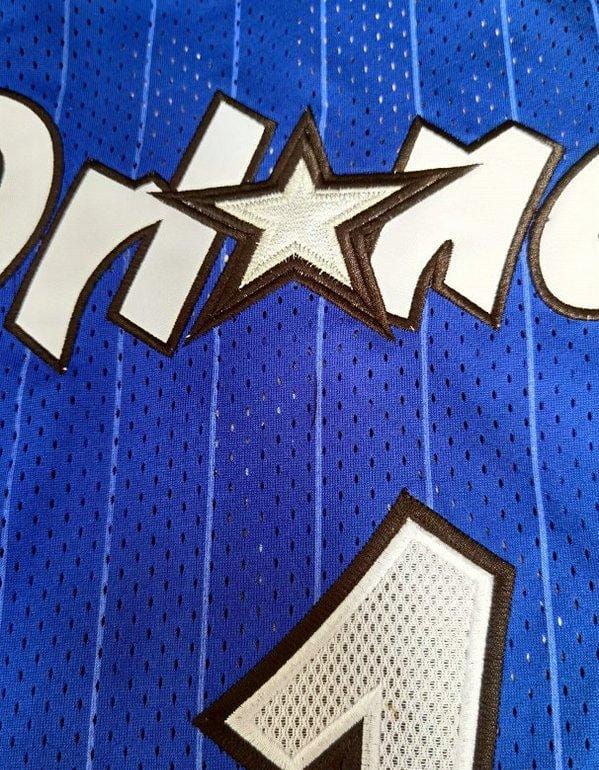 Men's Tracy McGrady Blue Retro Classic Team Jersey - Image 4
