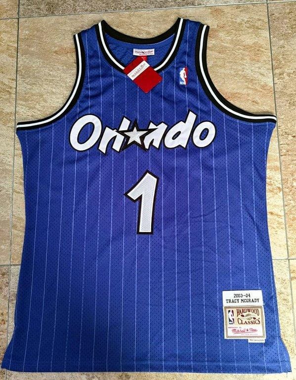 Men's Tracy McGrady Blue Retro Classic Team Jersey - Image 2