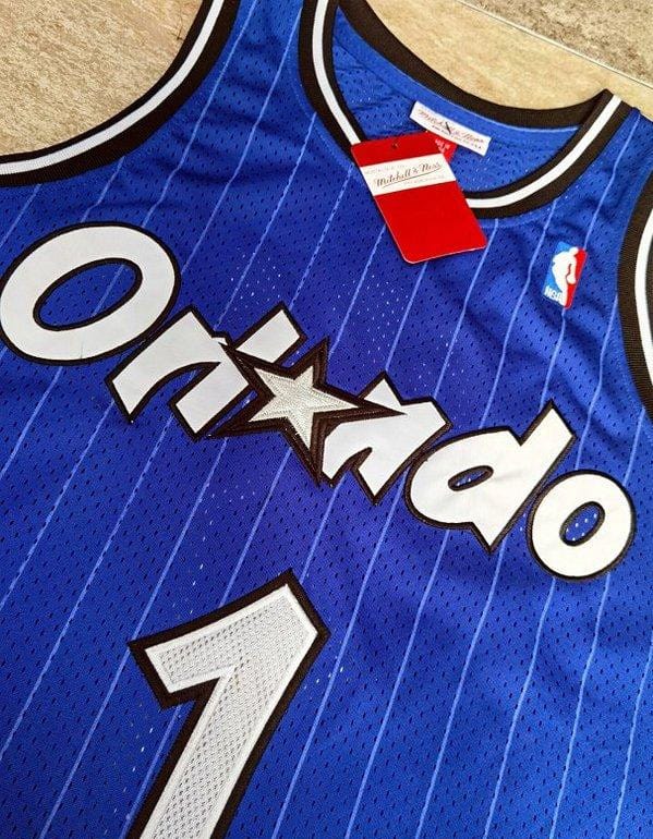 Men's Tracy McGrady Blue Retro Classic Team Jersey - Image 3