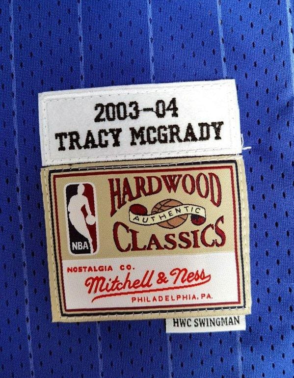 Men's Tracy McGrady Blue Retro Classic Team Jersey - Image 5