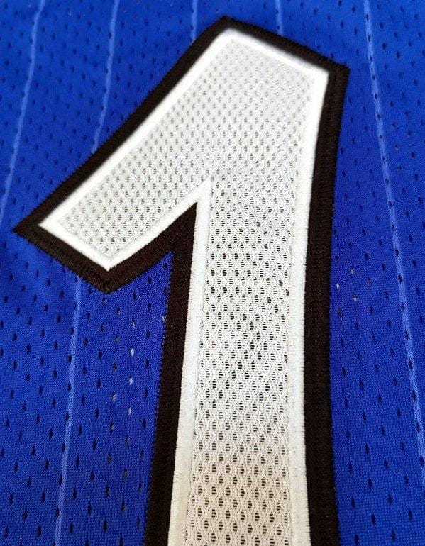 Men's Tracy McGrady Blue Retro Classic Team Jersey - Image 7