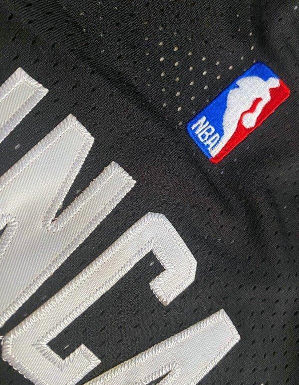 Men's Tim Duncan Black Retro Classic Team Jersey - Image 3